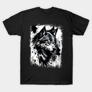 You Gotta Be A Wolf - Alonzo Harris [Training Day] Alpha Animal Beast Splatter Style T-Shirt